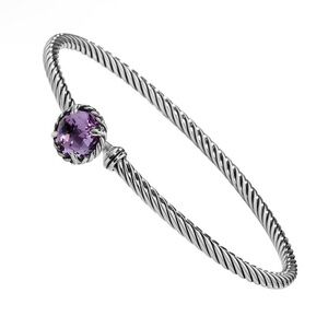 David Yurman Chatelaine Bracelet with Amethyst